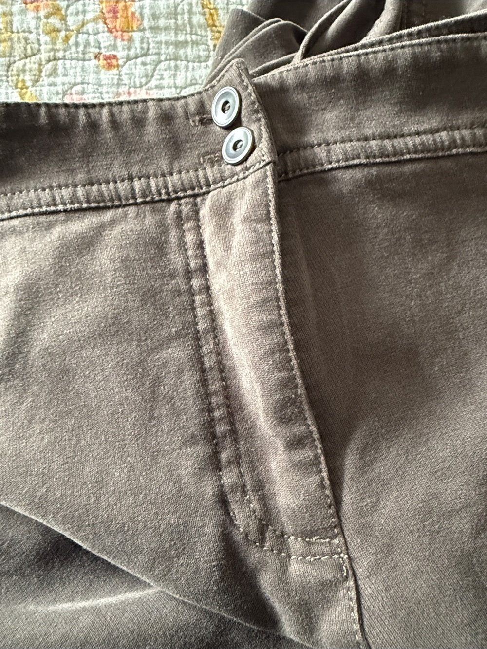 Eileen Fisher Dark Charcoal Straight-Leg Pants - Picture 4 of 10